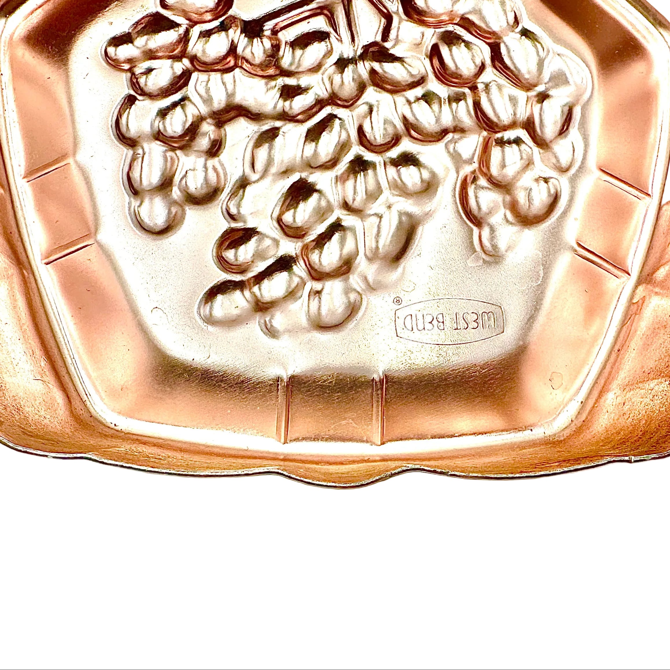 Copper West Bend Grape Mold