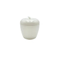 Hazel Atlas Milk Glass White Apple Jam Jar