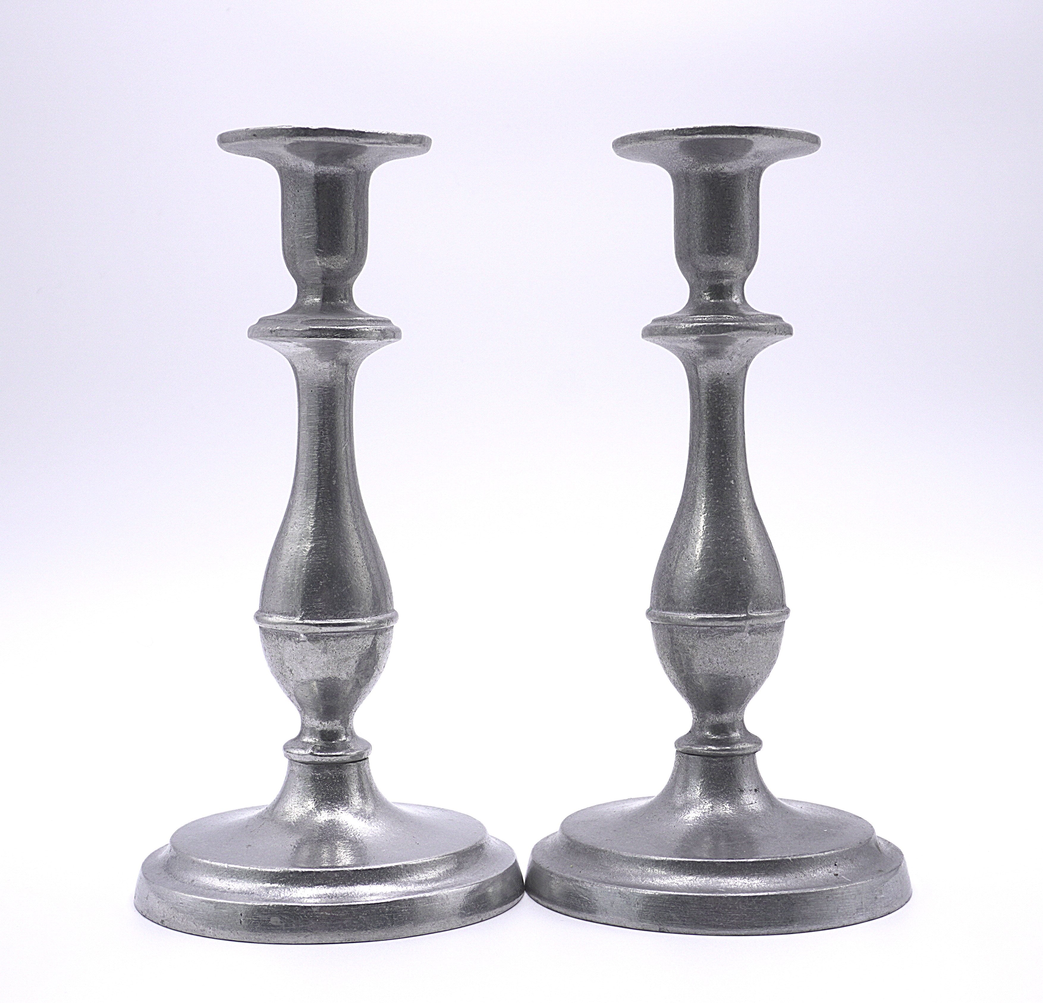 Vintage Wilton Armetale Pewter Candlesticks Pair