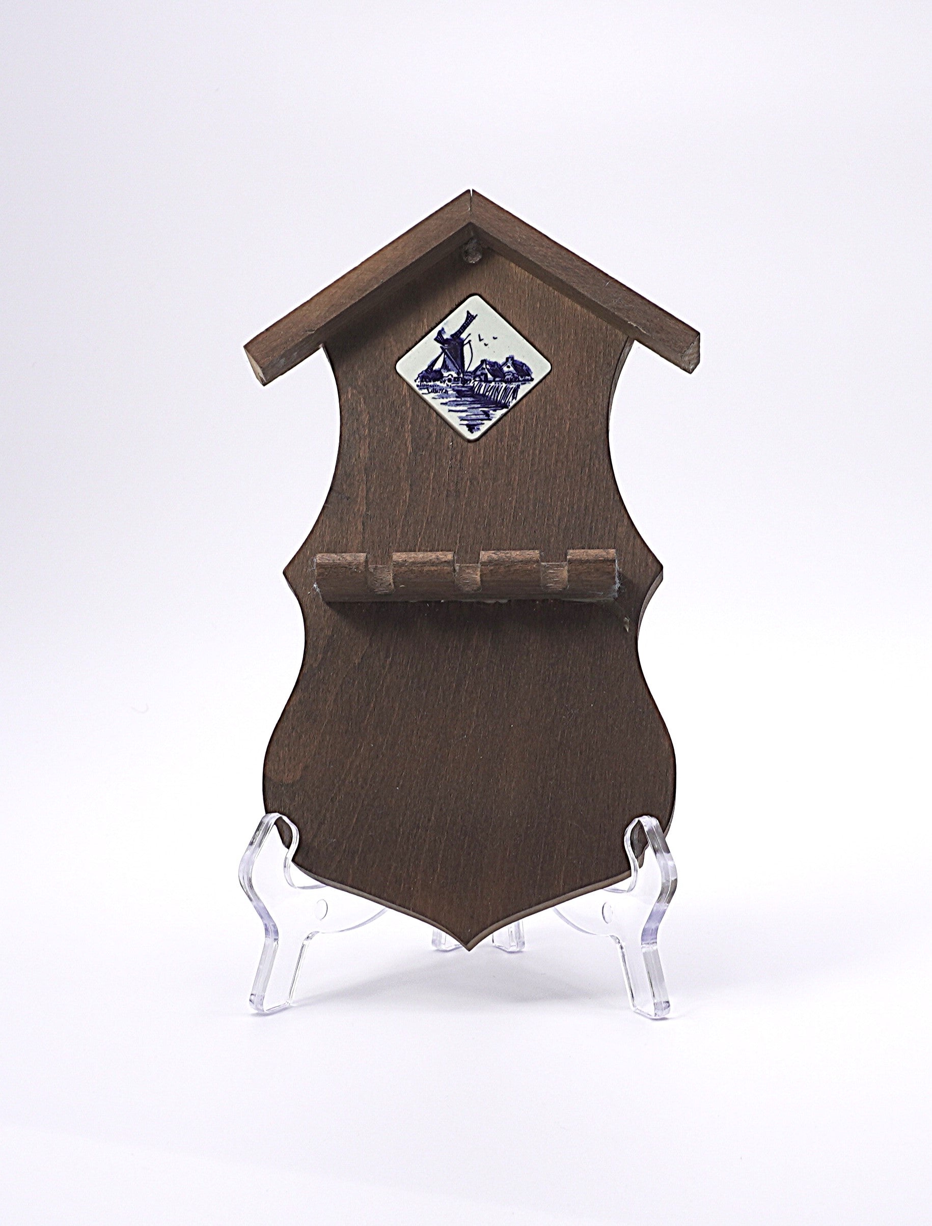 Delft MCM Wooden Wall Mounted Mini Spoon Display Rack
