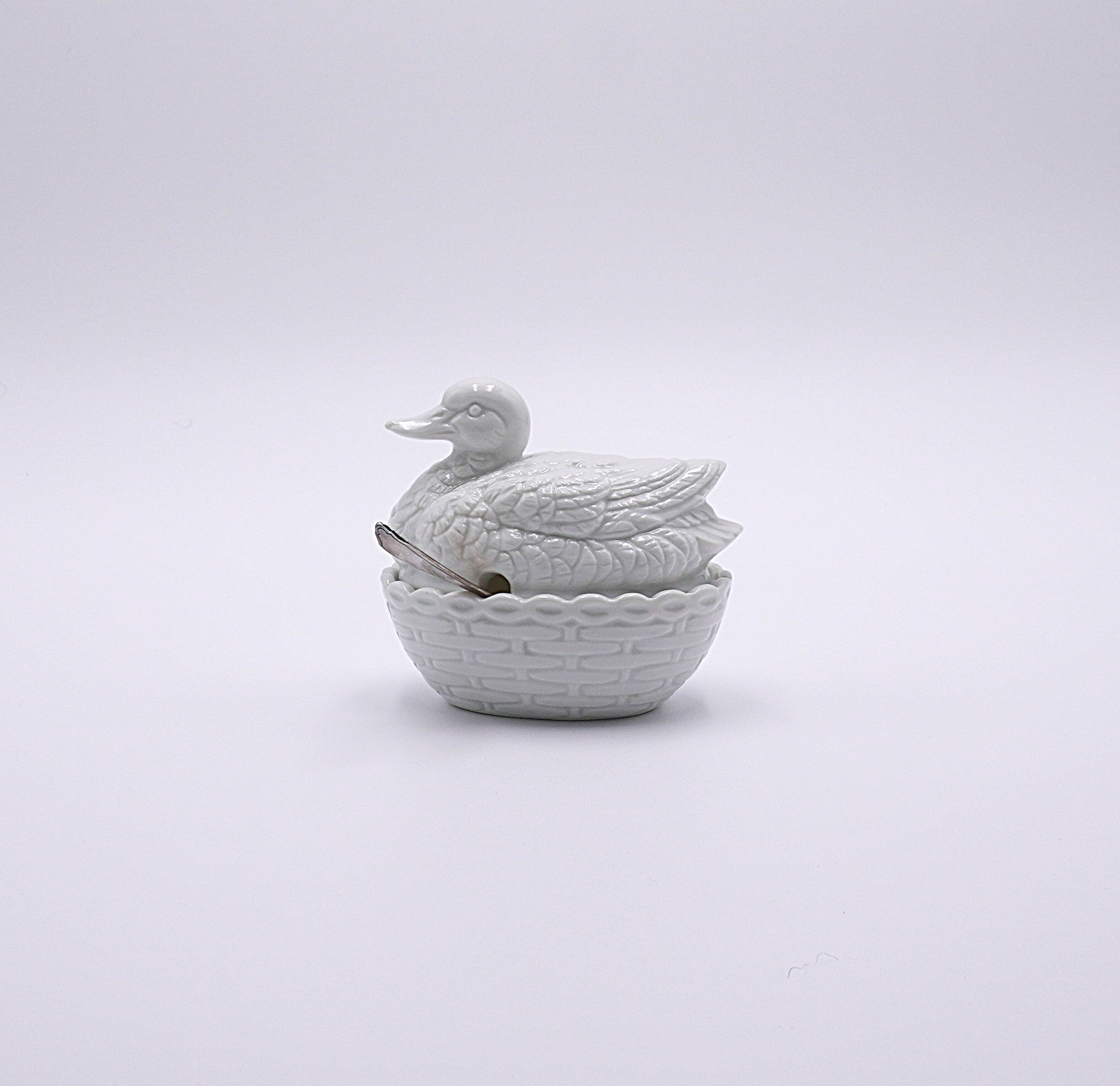 Vintage Duck on Nest Sugar Bowl