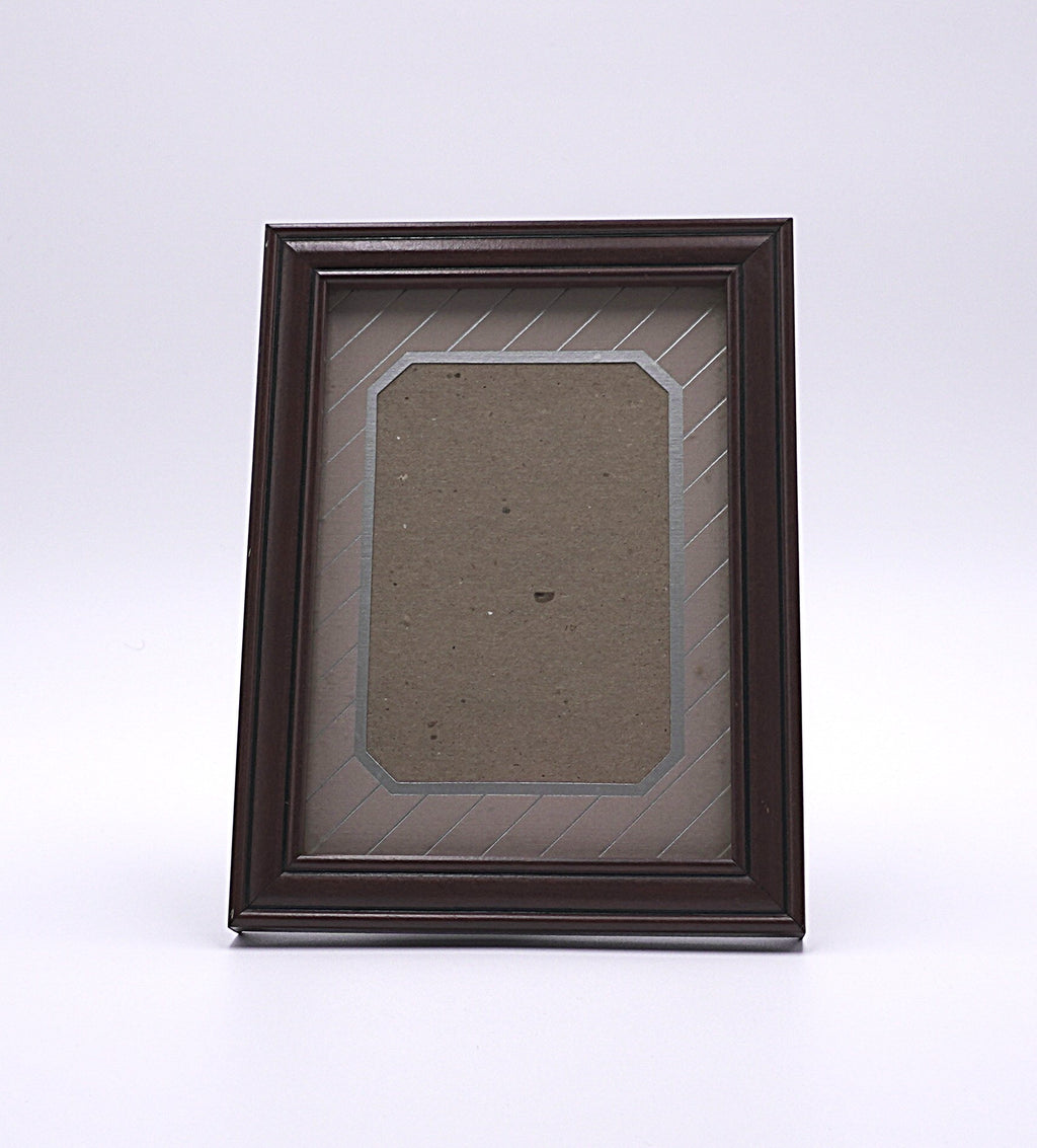 Classic Dark Wood Tabletop Picture Frame