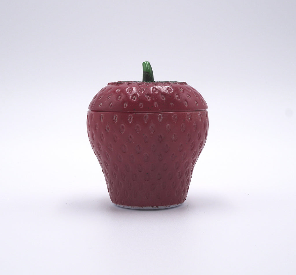 Hazel Atlas Milk Glass Strawberry Jam Jar