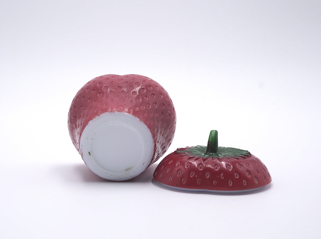 Hazel Atlas Milk Glass Strawberry Jam Jar