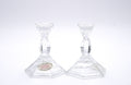 American 24% Lead Crystal Candlesticks