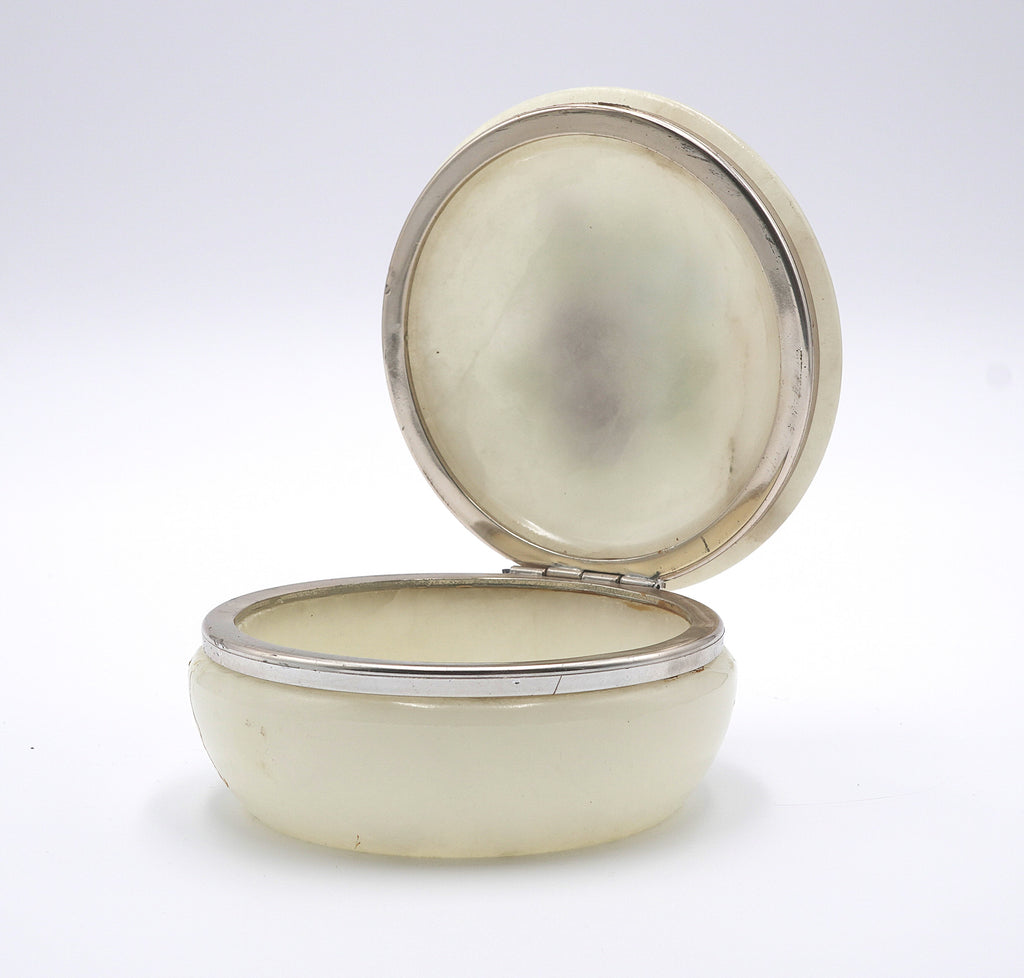 Genuine Italian Alabaster Jewelry Box
