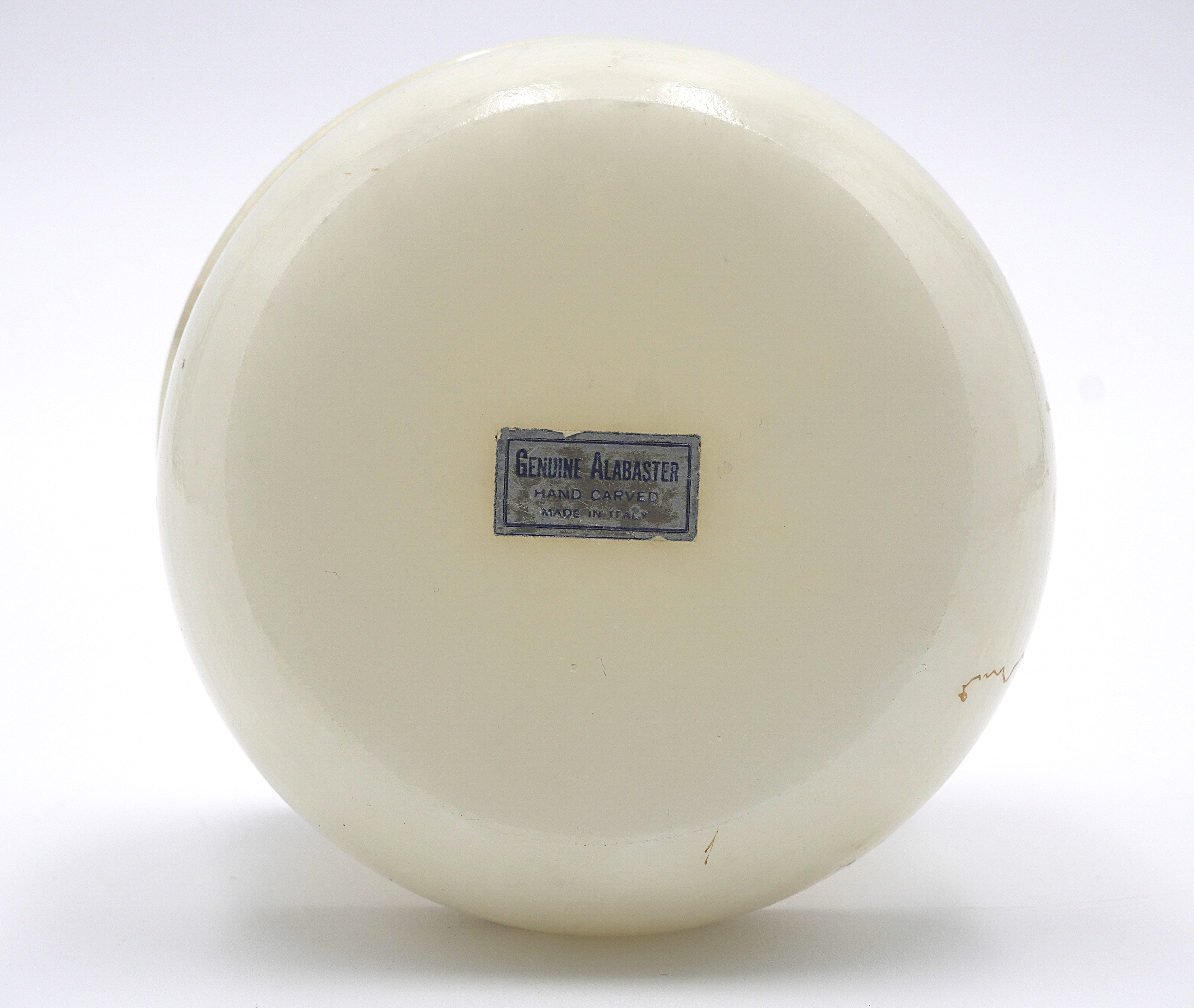 Genuine Italian Alabaster Jewelry Box