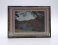 Vintage Iridescent Landscape Print