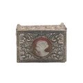 Vintage Ornate Cameo Jewelry Box – Victorian Revival Trinket Casket