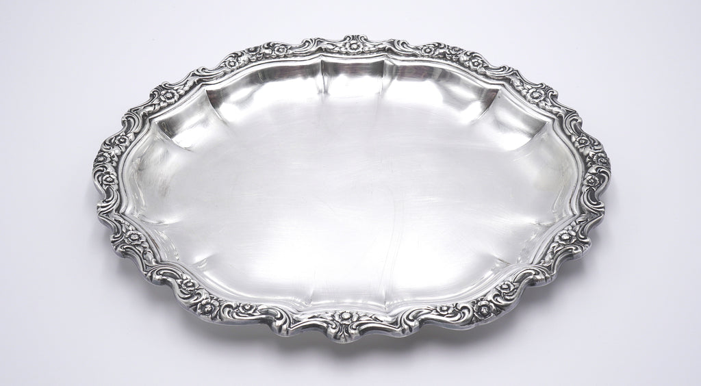 International Silverplate Oval Serving Platter