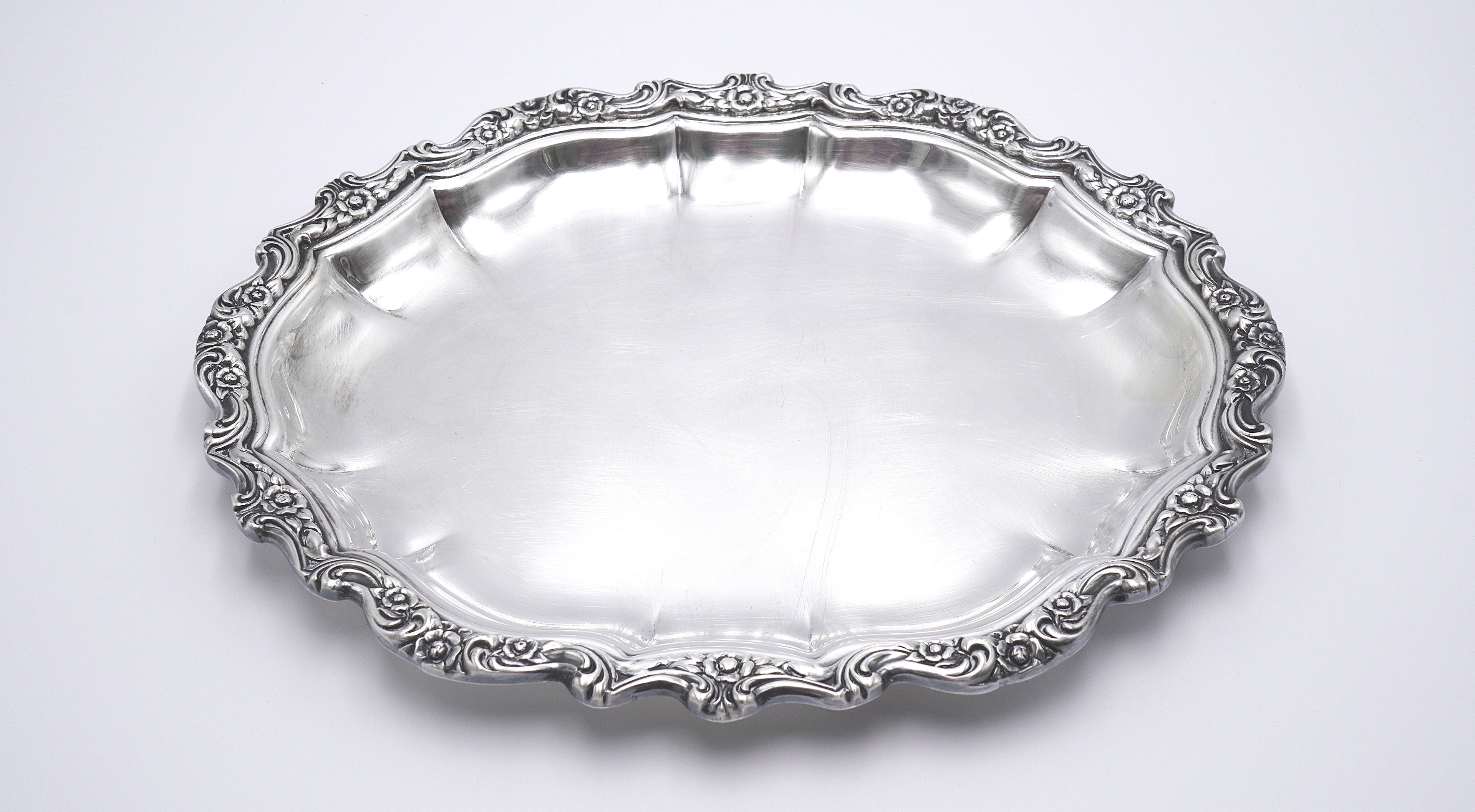 International Silverplate Oval Serving Platter