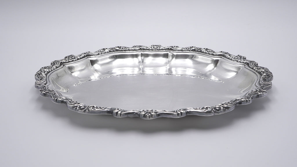 International Silverplate Oval Serving Platter