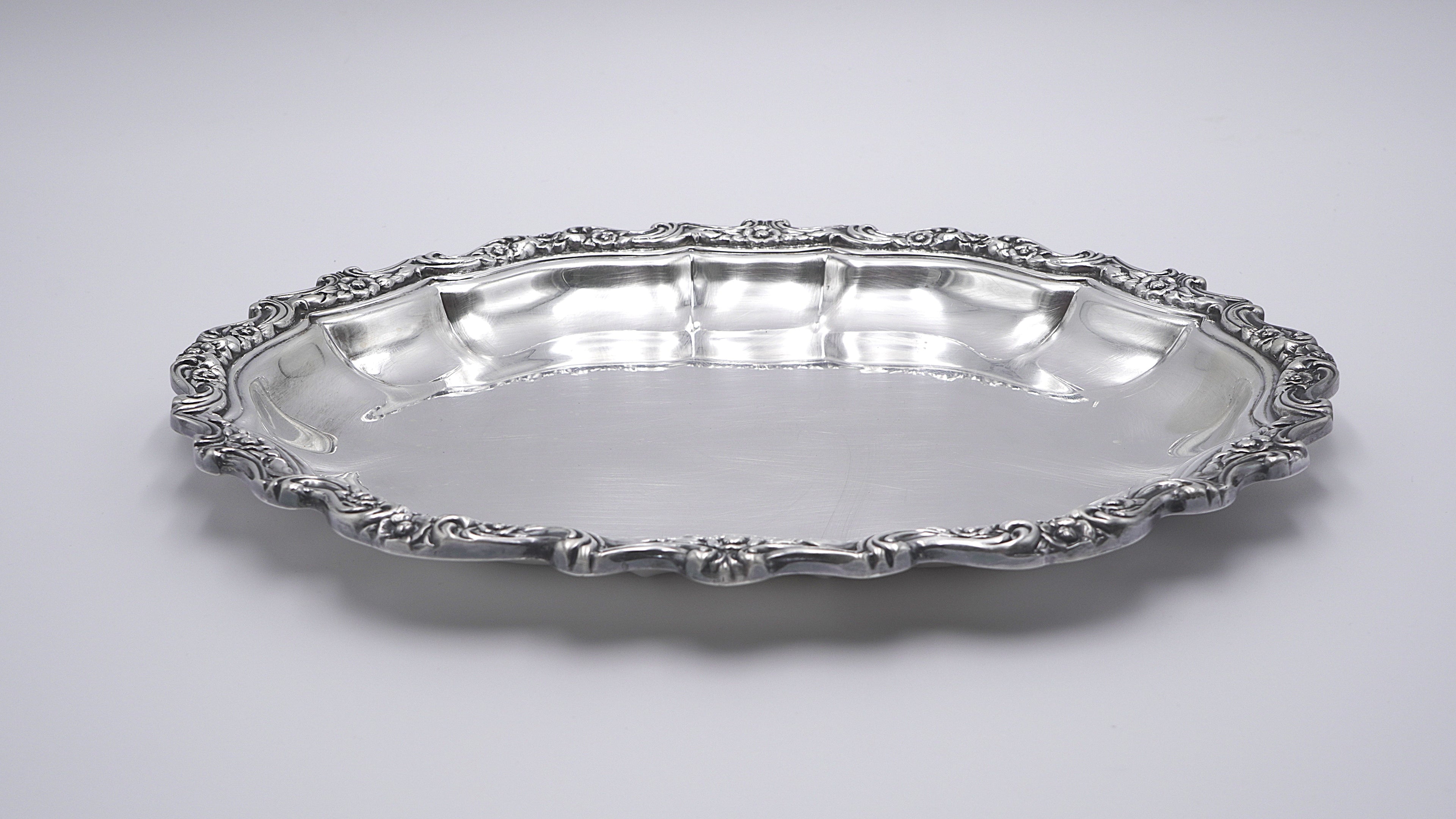 International Silverplate Oval Serving Platter