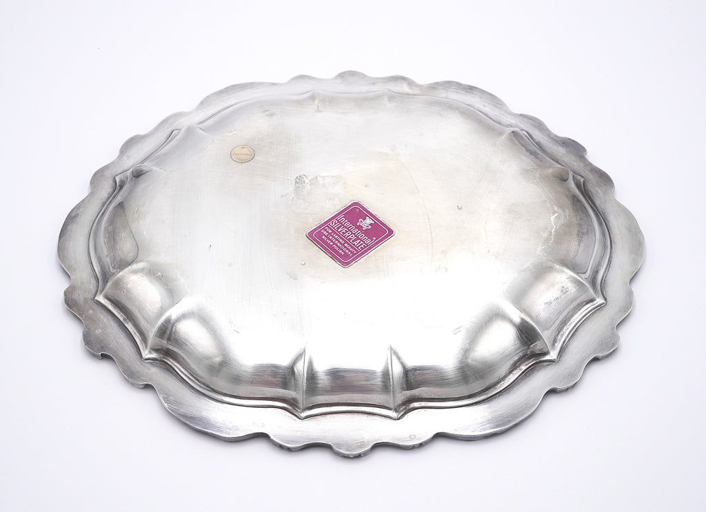 International Silverplate Oval Serving Platter