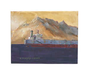 Signed Original Maritime Diptych Painting