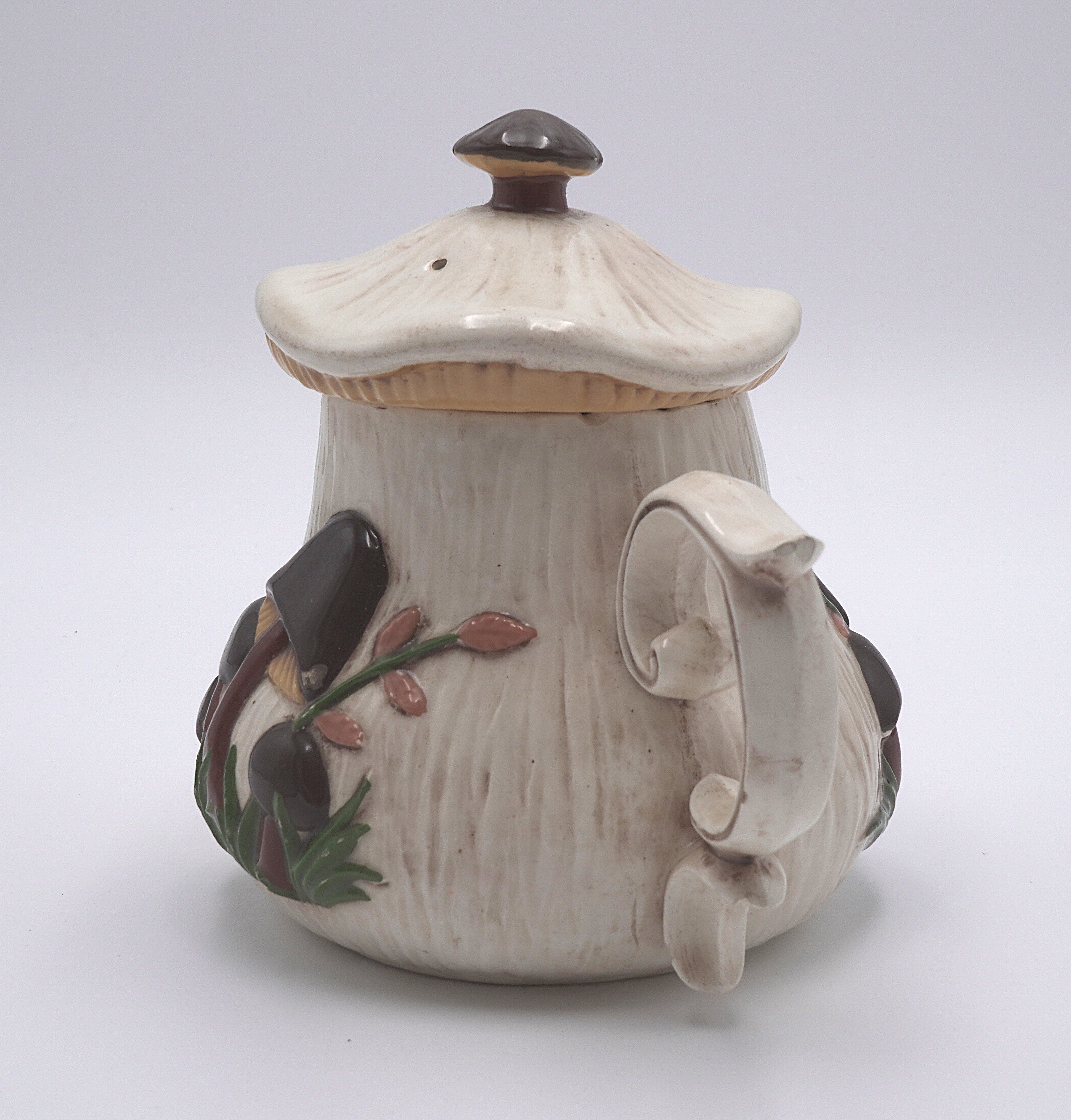 Arnel 1970s Mushroom Teapot and Creamer Set