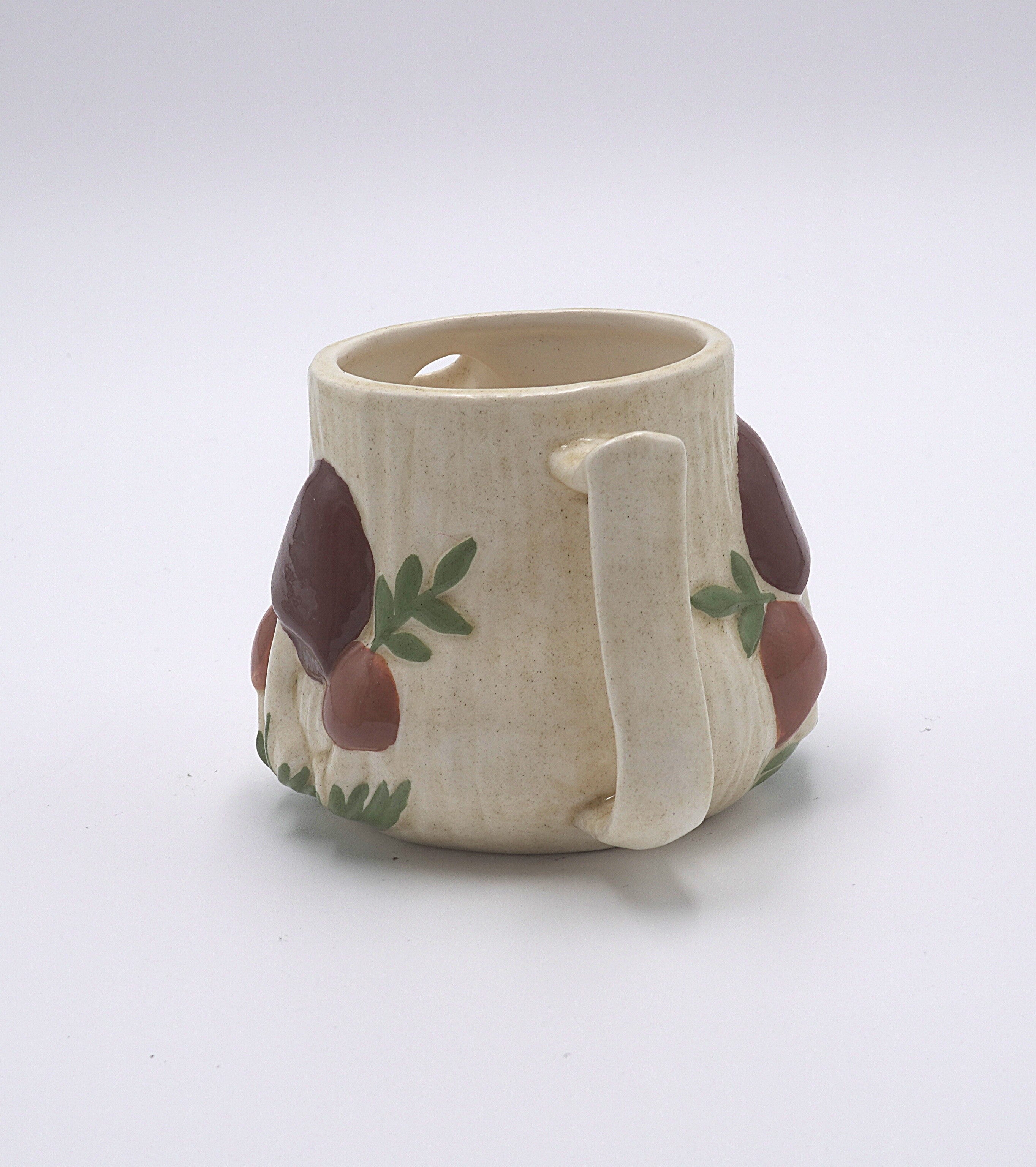 Arnel 1970s Mushroom Teapot and Creamer Set