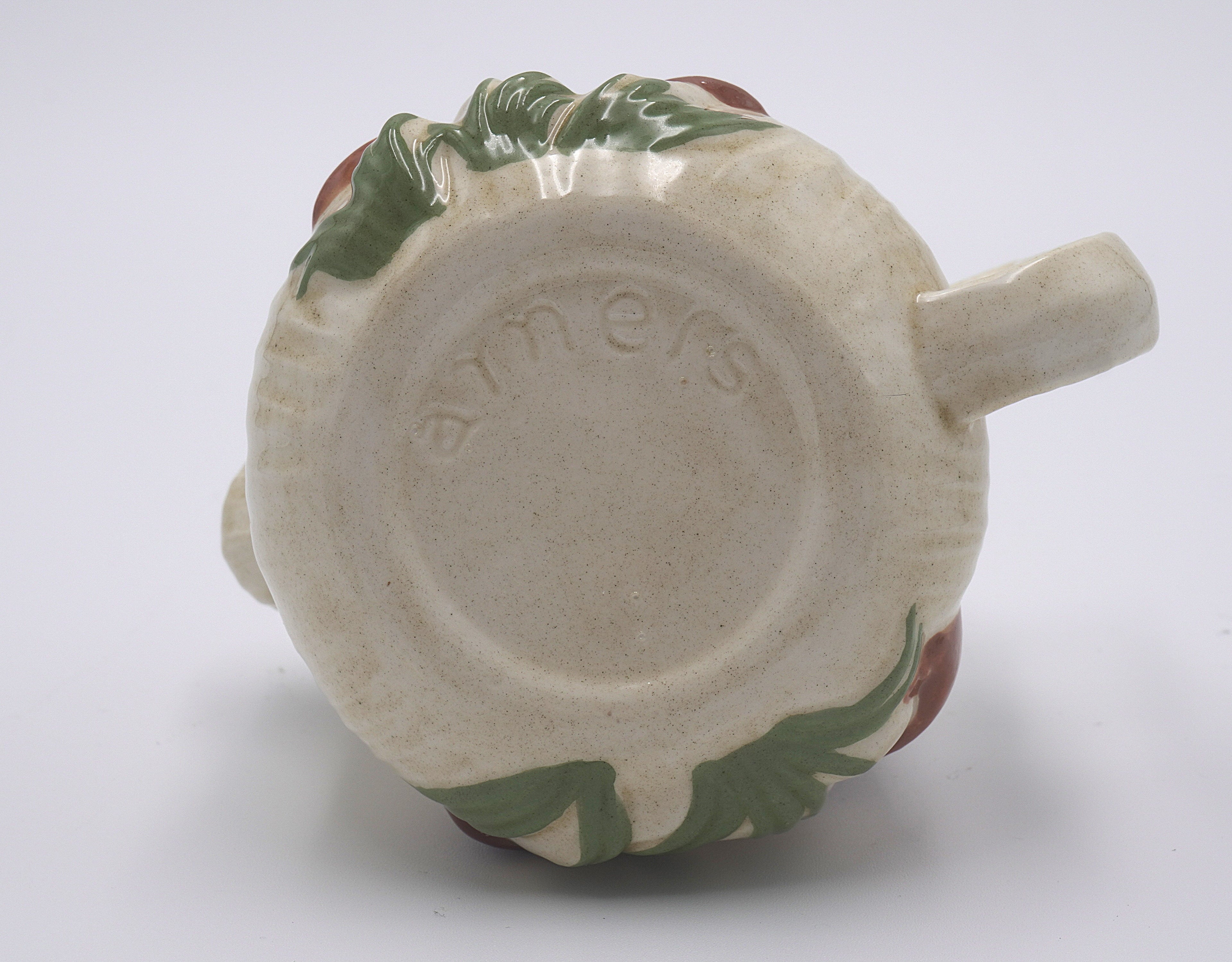 Arnel 1970s Mushroom Teapot and Creamer Set