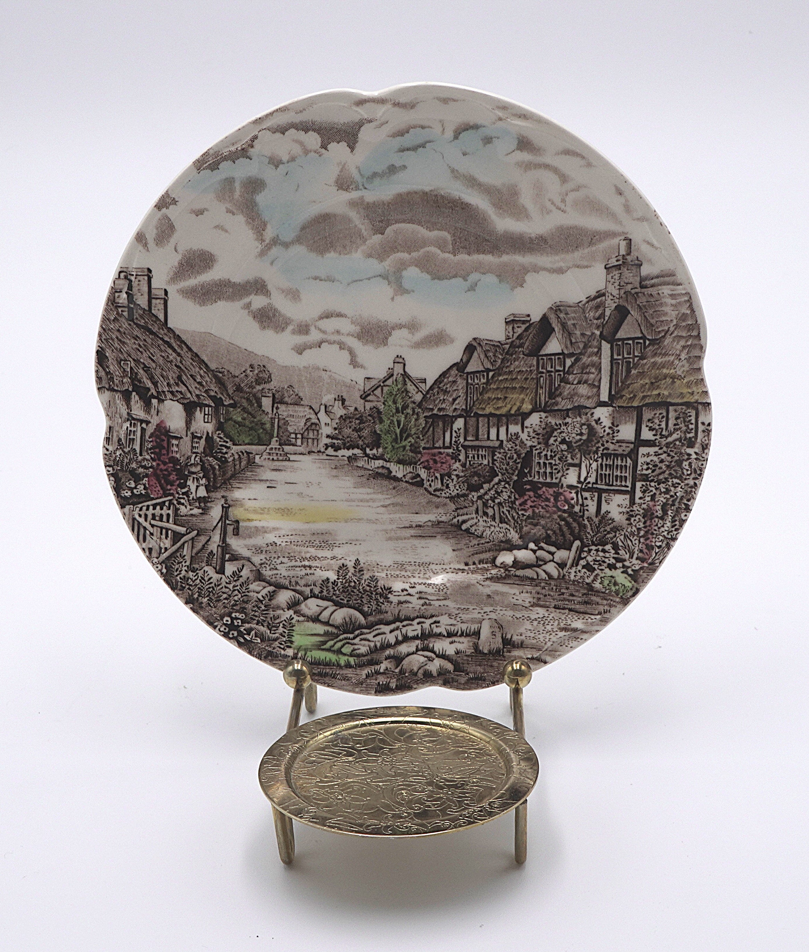Johnson Bros Olde English Countryside Saucer, set of two
