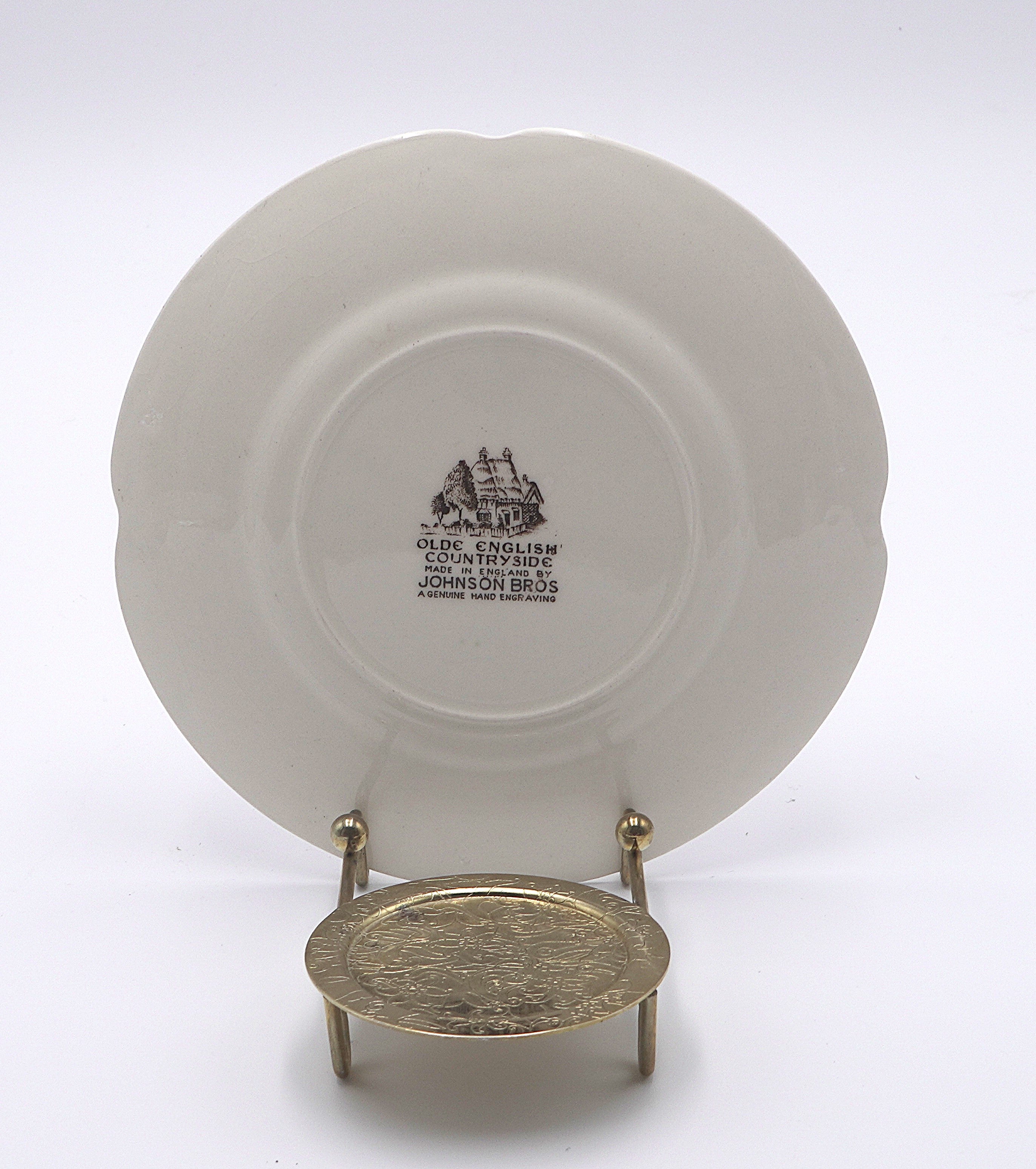 Johnson Bros Olde English Countryside Saucer, set of two