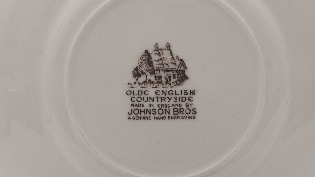 Johnson Bros Olde English Countryside Saucer, set of two