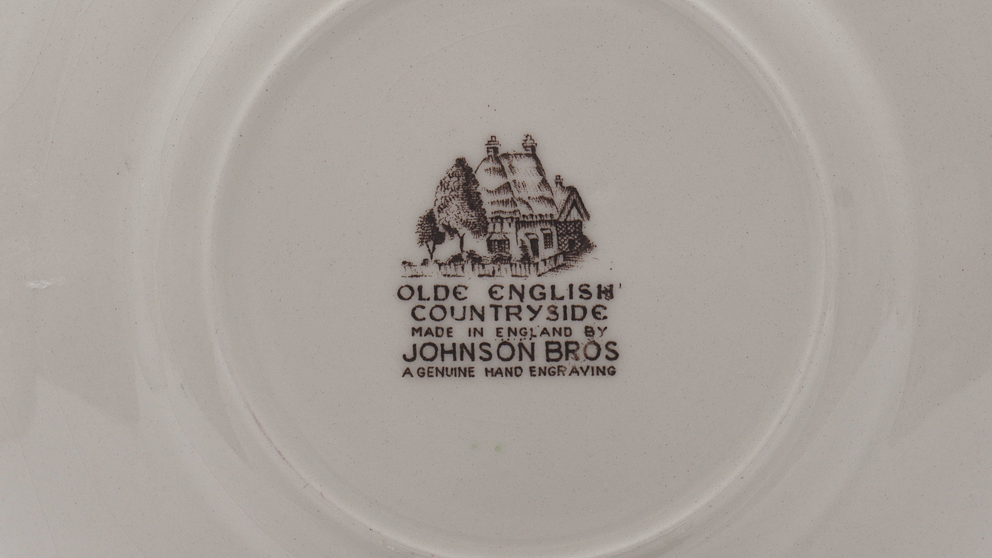 Johnson Bros Olde English Countryside Saucer, set of two